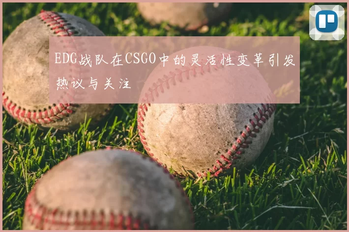 EDG战队在CSGO中的灵活性变革引发热议与关注