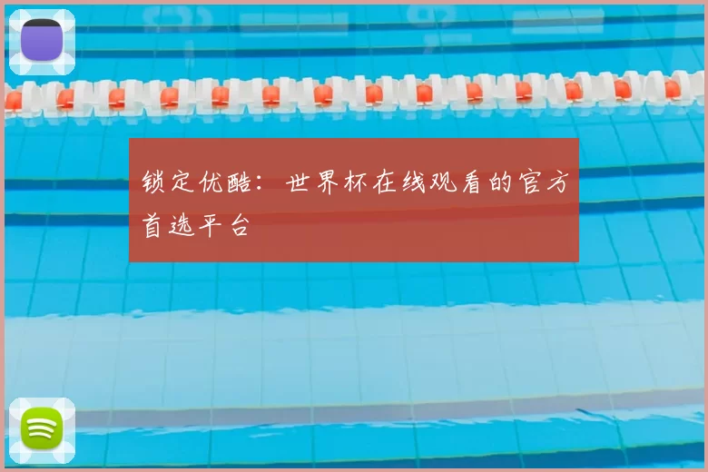 锁定优酷:世界杯在线观看的官方首选平台
