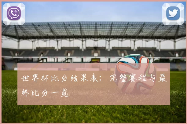 世界杯比分结果表：完整赛程与最终比分一览