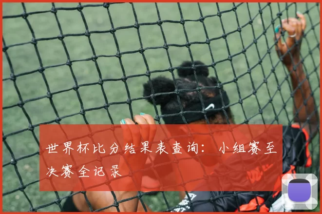 世界杯比分结果表查询：小组赛至决赛全记录