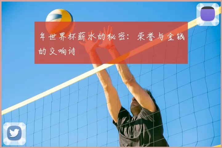 年世界杯薪水的秘密：荣誉与金钱的交响诗